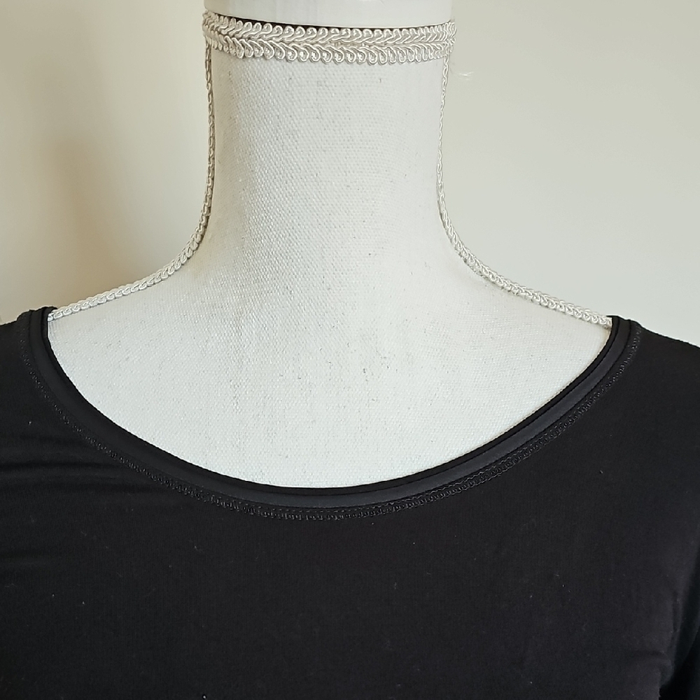 WHBM Women's Black Layering Tee - Picture 2 of 4